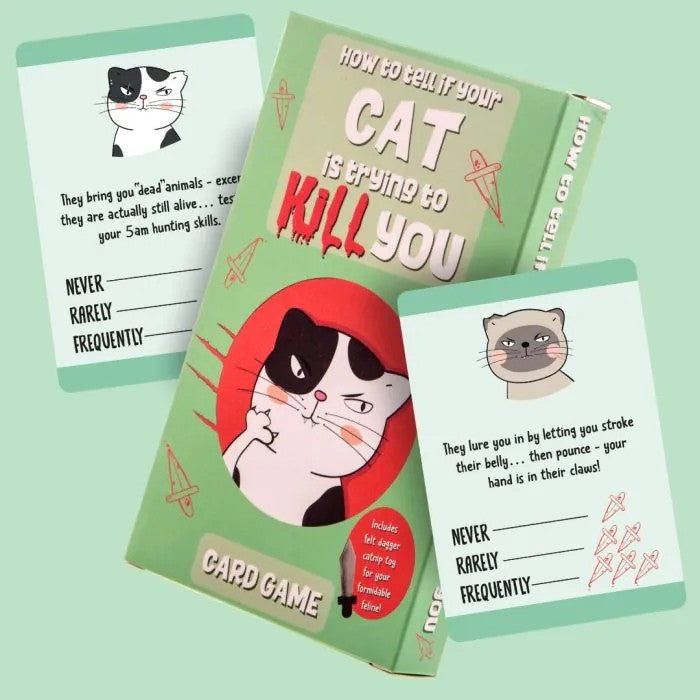 How To Tell If Your Cat Is Trying To Kill You Card Game