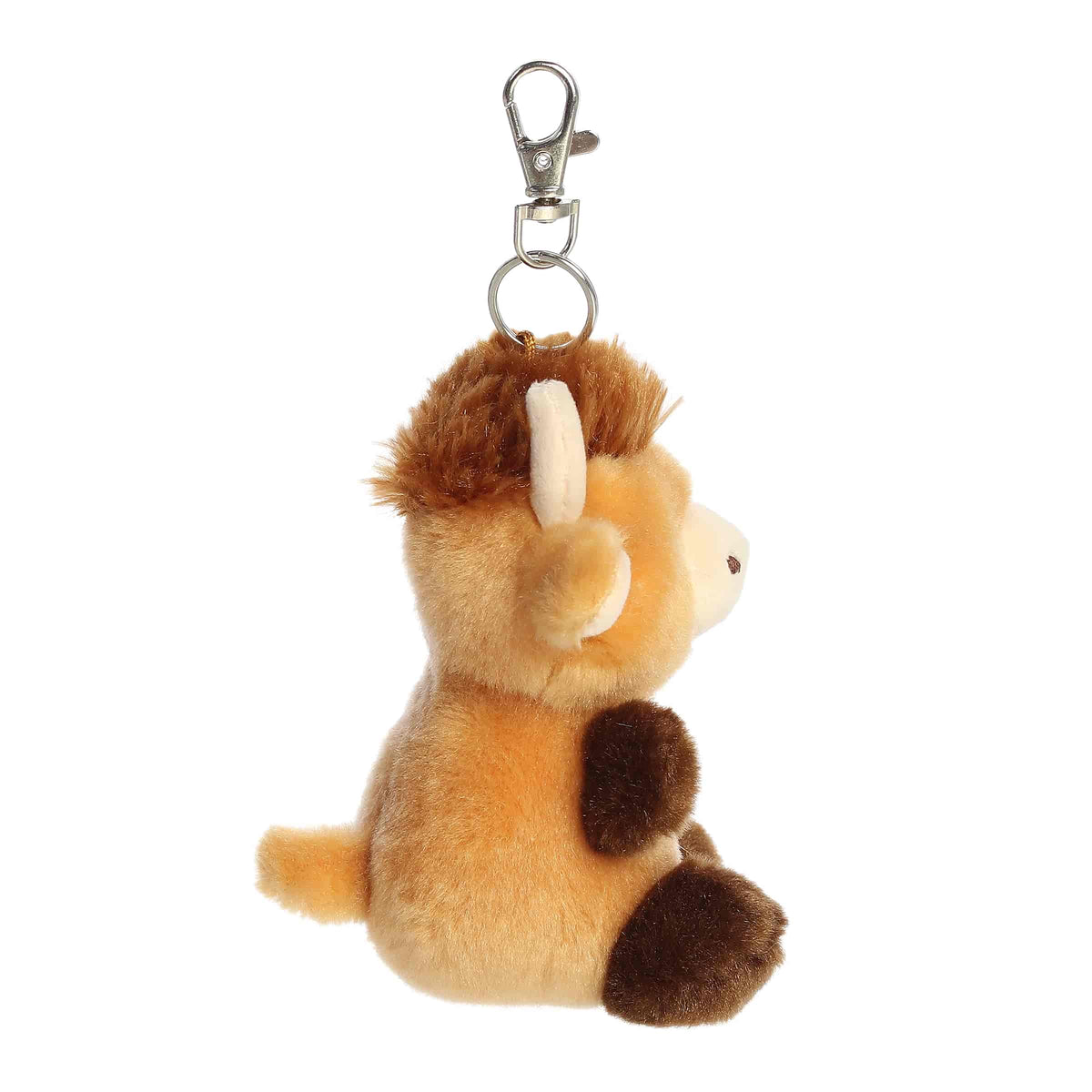 Hubert Highland Cow Clip-On Palm Pals Plush 4"