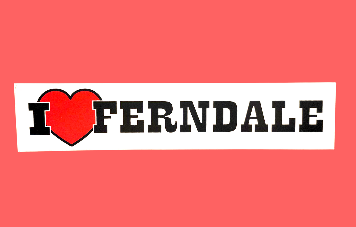 I Heart Ferndale Sticker