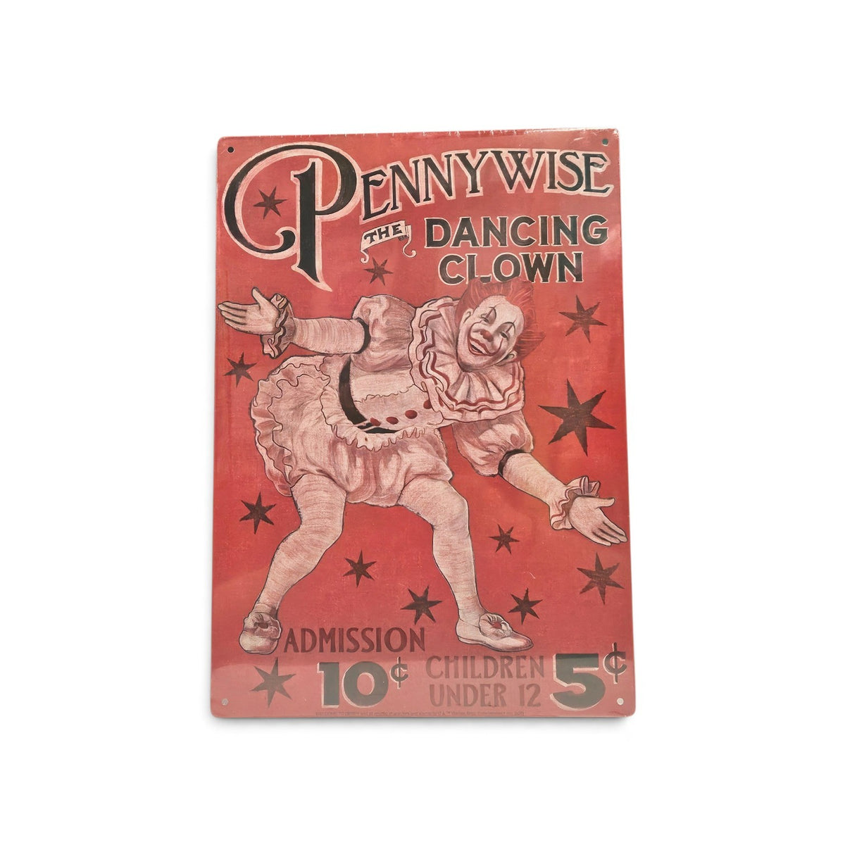 IT Welcome To Derry Pennywise Vintage Poster Metal Sign