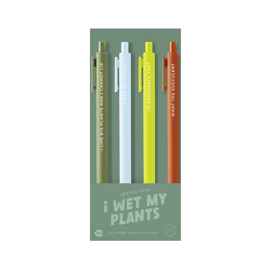 I Wet My Plants Pen Set