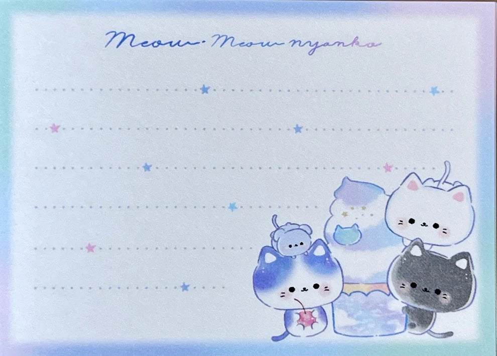 Ice Cream Cats Mini Note Pad