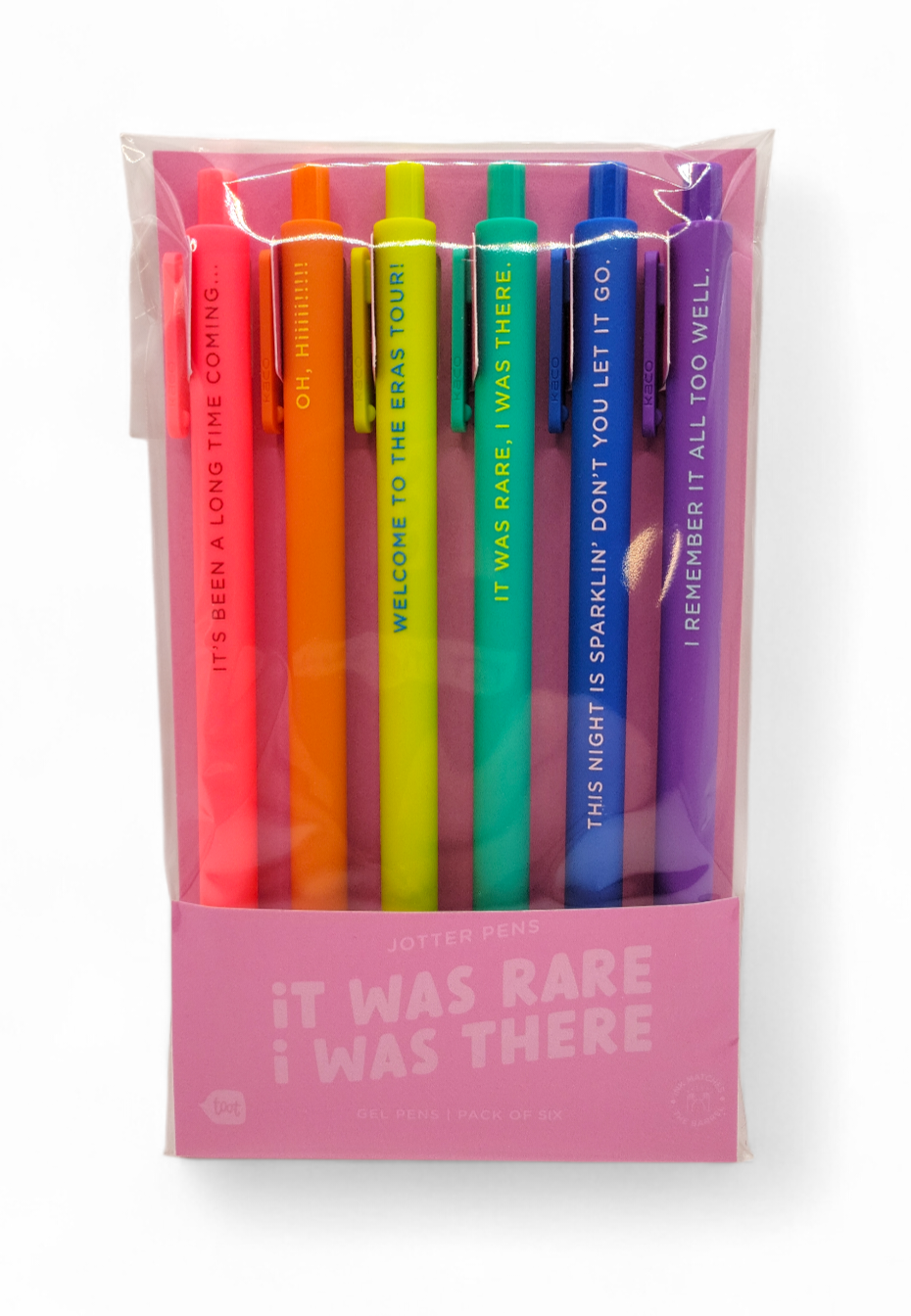It Was Rare I Was There Taylor Pen Set