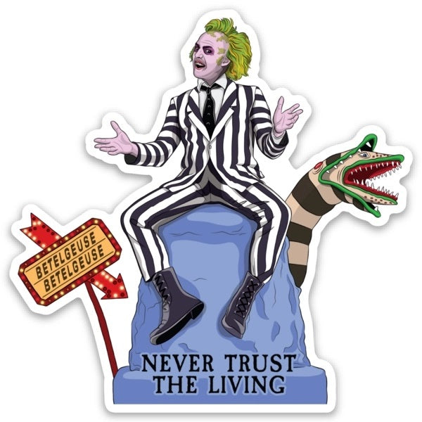 It's Showtime Beetlejuice Die Cut Sticker