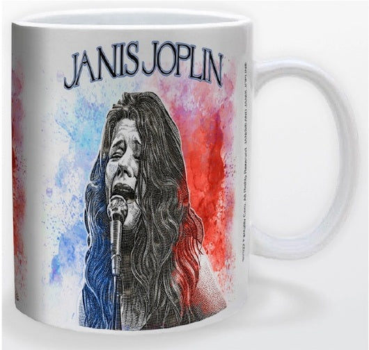 Janis Joplin Paint Mug 11 oz