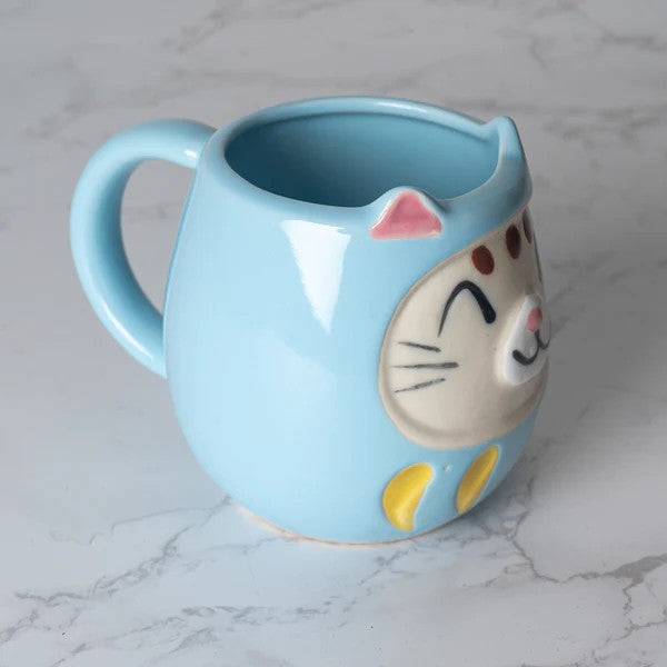 Daruma Cat Mug