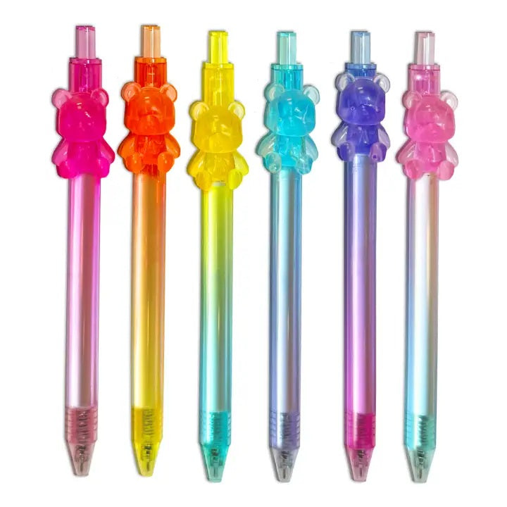 Jelly Bears Gel Pen Set 6 pc