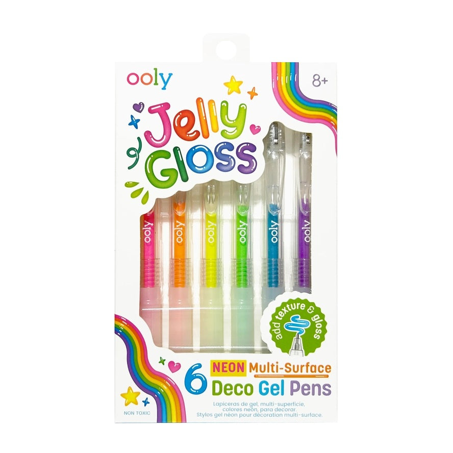 Jelly Gloss 6 Neon Deco Gel Pens