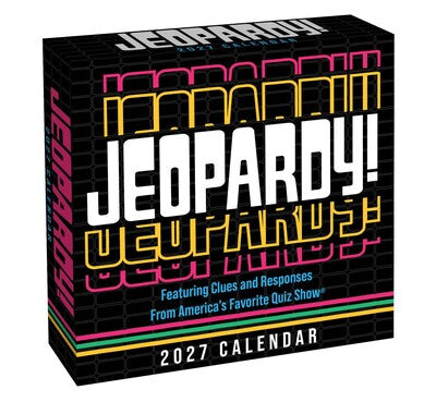 Jeopardy 2027 Desktop Calendar