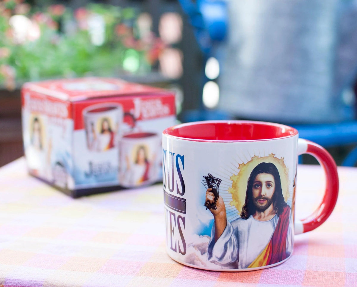 Jesus Shaves Heat Changing Mug