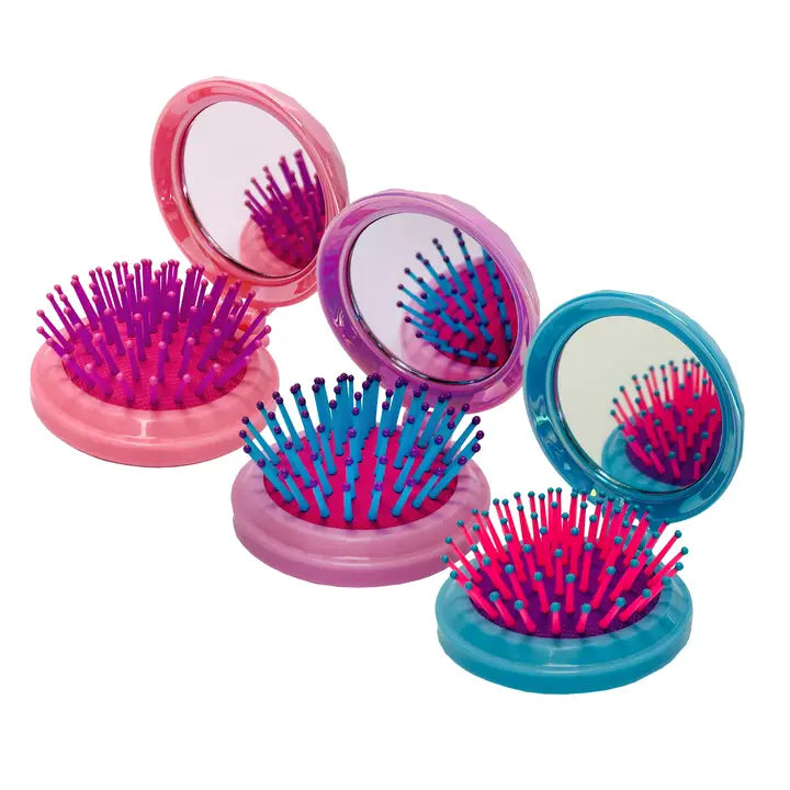 Jewel Mirror Hair Brush