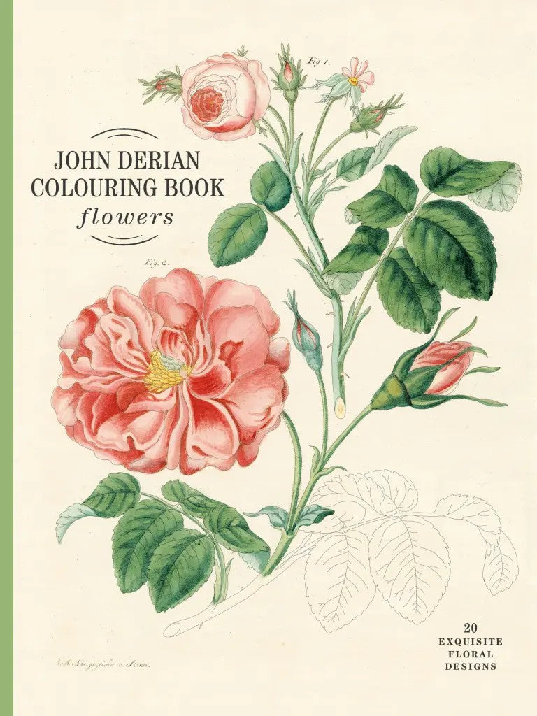 John Derian Flowers Coloring Book