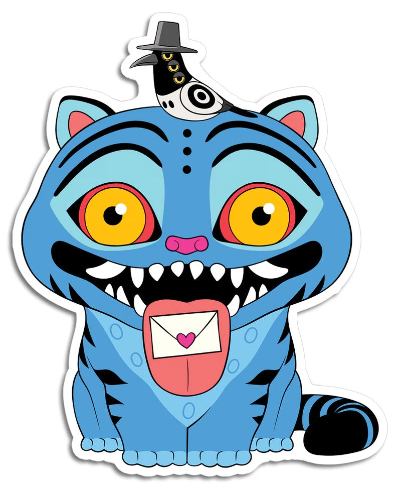 K-Pop Letter Tiger Demon Hunter Sticker