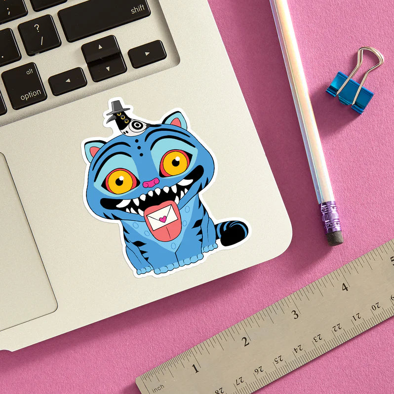 K-Pop Letter Tiger Demon Hunter Sticker