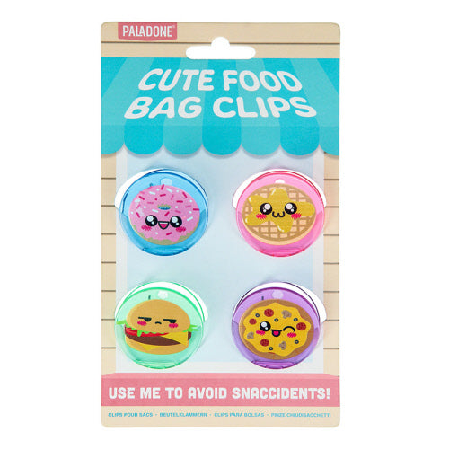 Cute Food Bag Clips Set Of 4