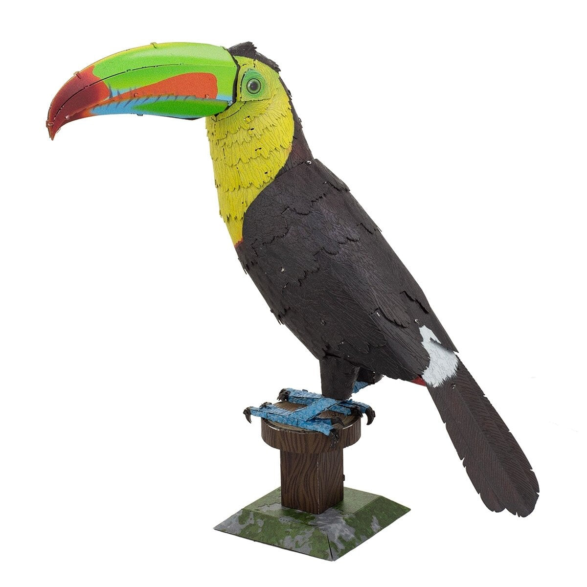 Keel-Billed Toucan Metal Model