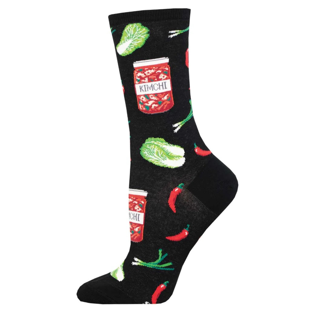 Kimchi Women's Crew Socks Black