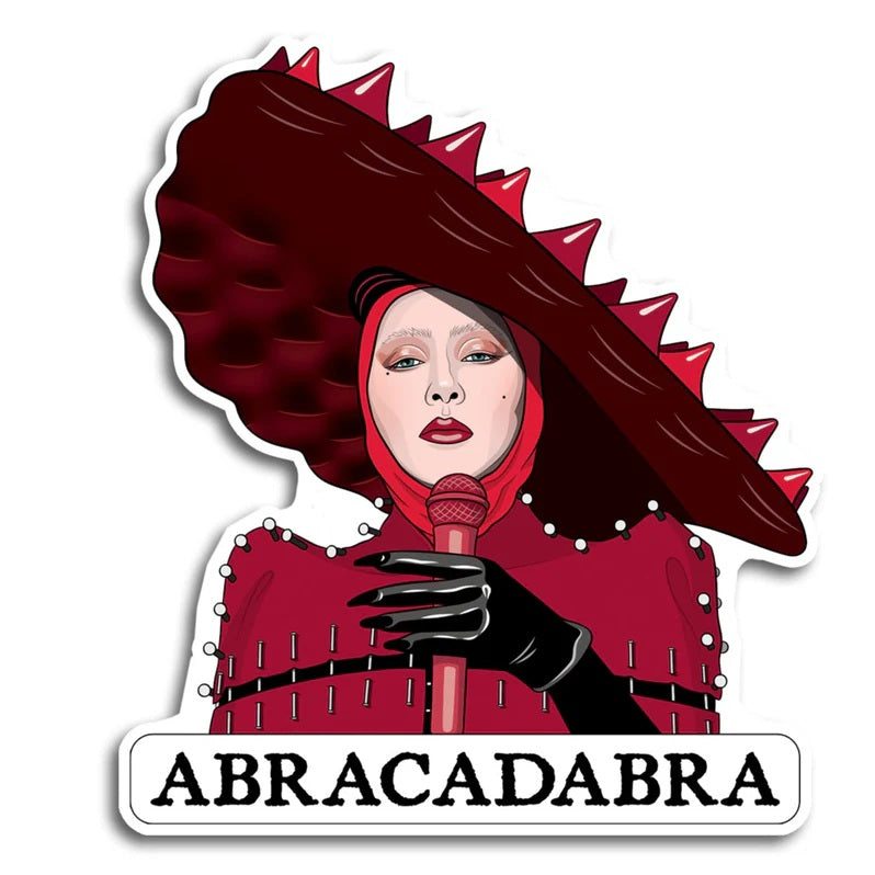 Lady Gaga Abracadabra Die Cut Sticker