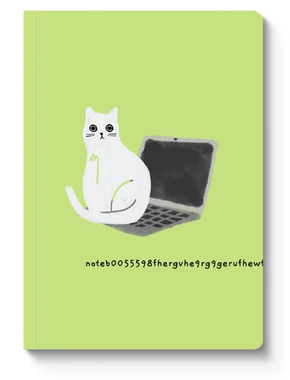 Laptop Ken The Cat Notebook