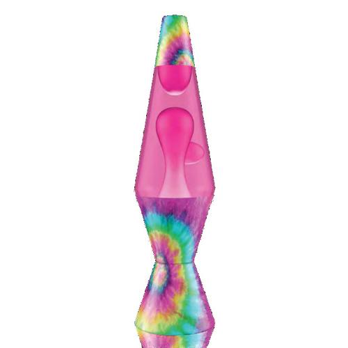 Lava Lamp Pink Tie Dye XL 14.5"