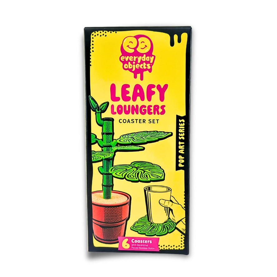 Leafy Loungers Coaster Set of 6