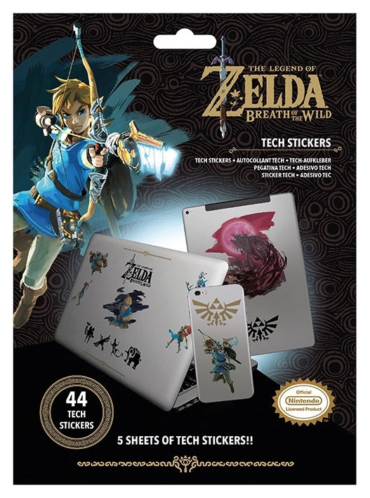 Legend Of Zelda Breath Of The Wild Tech Sticker Set