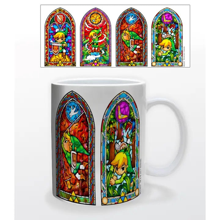 Legend Of Zelda Stained Glass Mug 11 oz