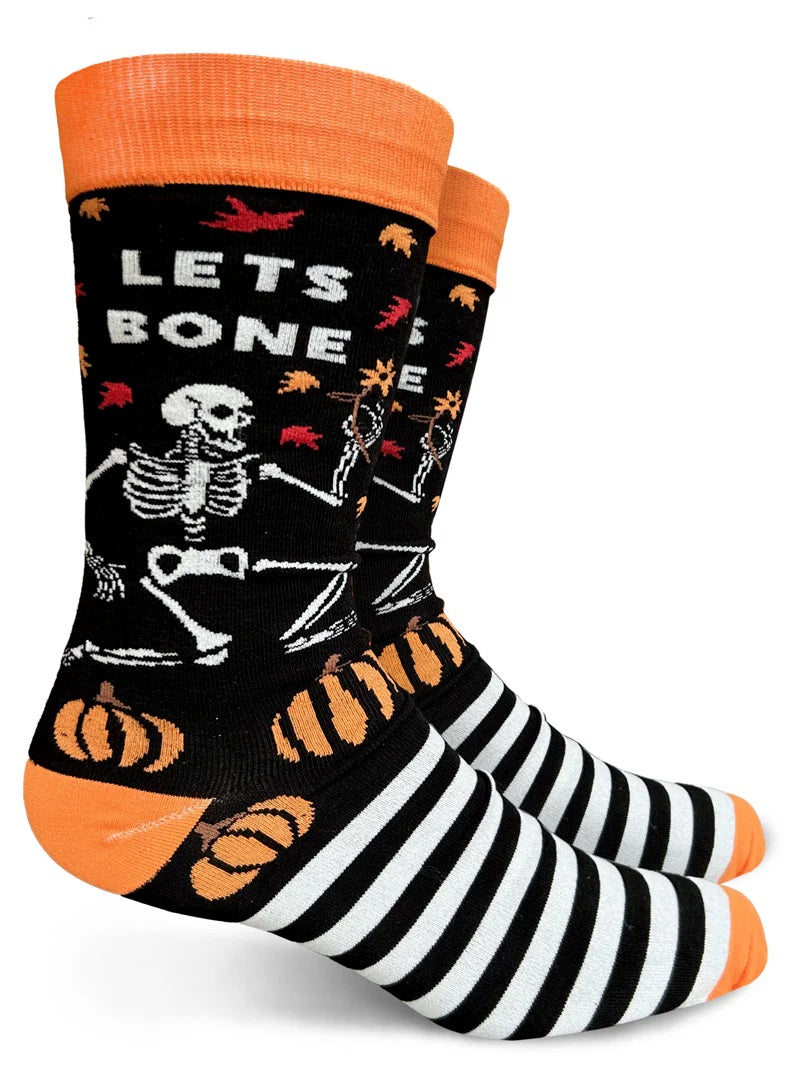 Let's Bone Skeleton Men's Socks