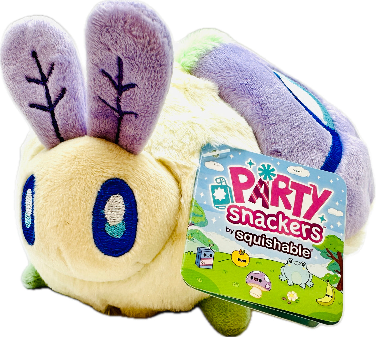 Lilac Luna Moth Party Snackers Plush 6"