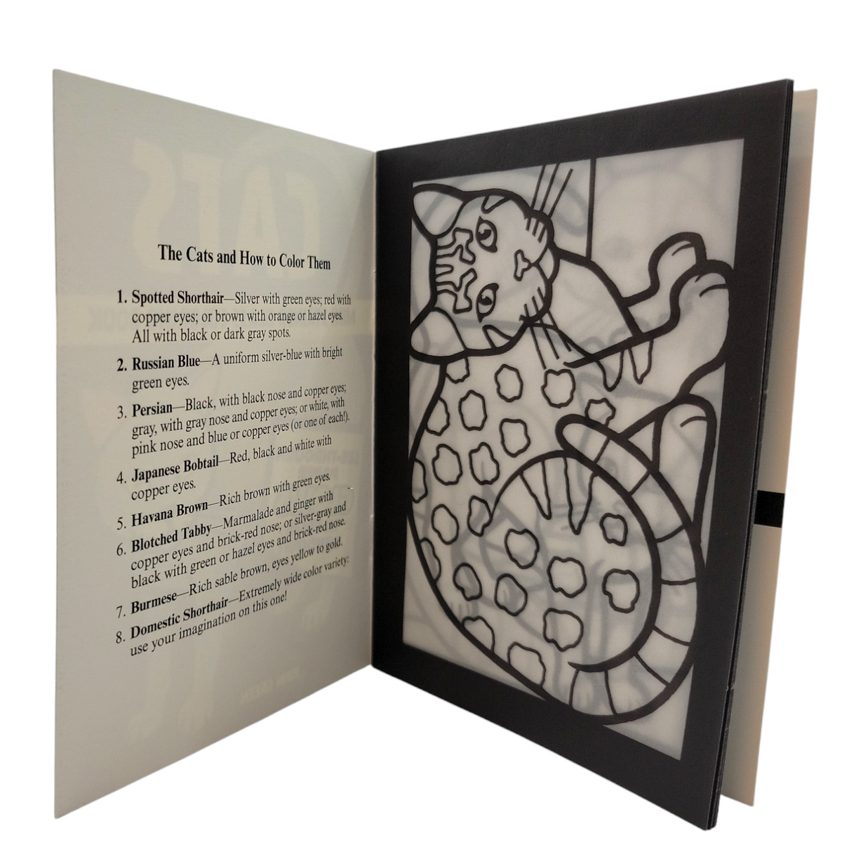 Little Cats Mini Stained Glass Coloring Book