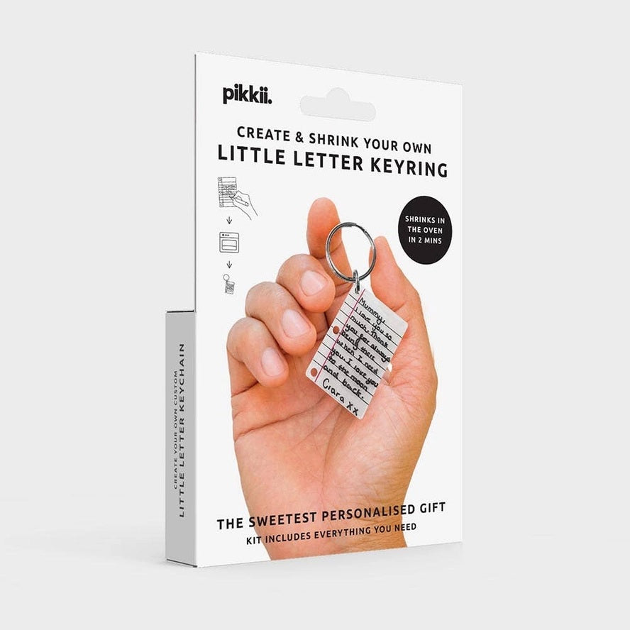 Little Letter Keyring Shrink Kit