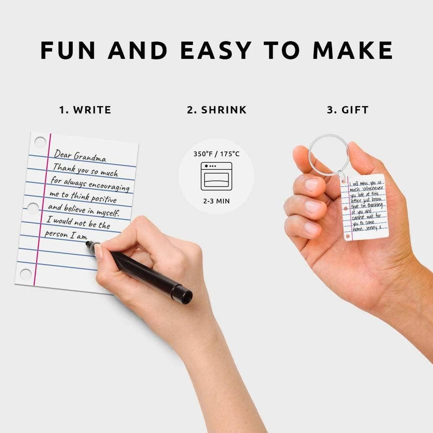 Little Letter Keyring Shrink Kit