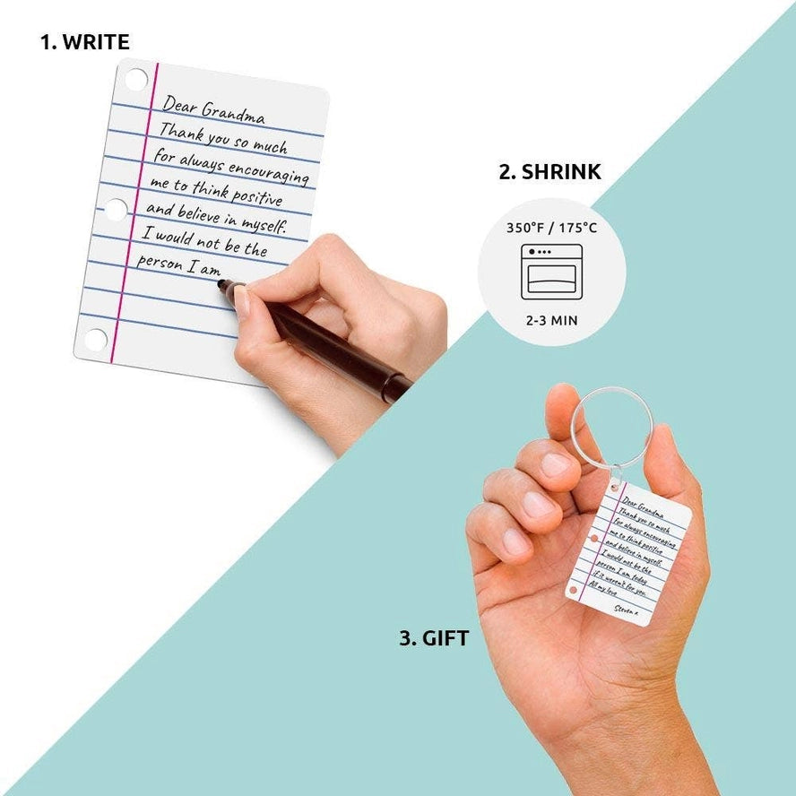 Little Letter Keyring Shrink Kit