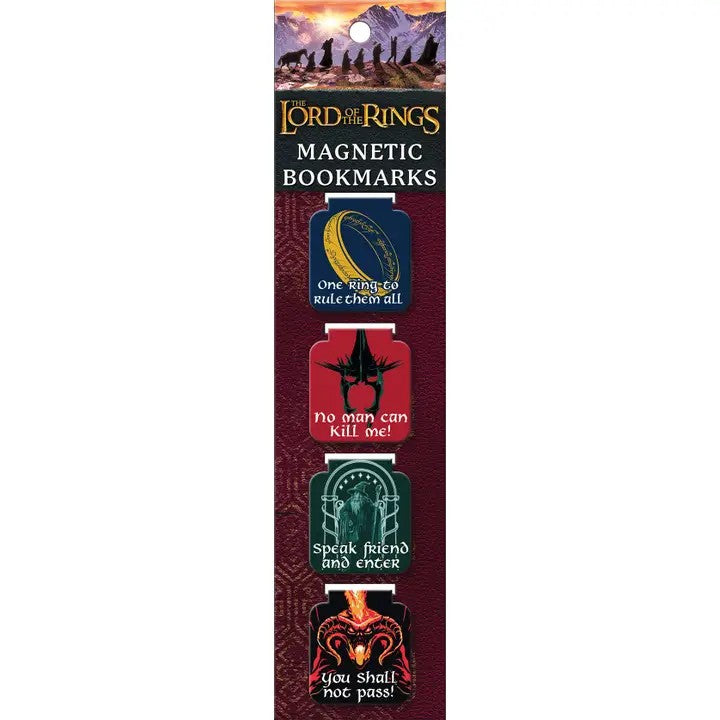 Lord Of The Rings Magnetic Bookmarks