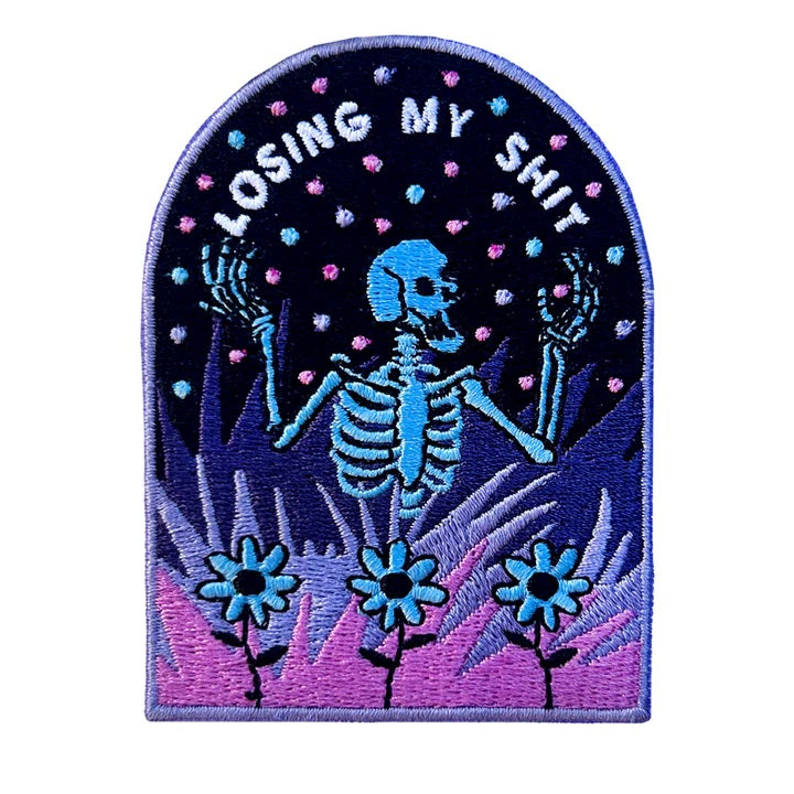 Losing My Shit Skeleton Patch