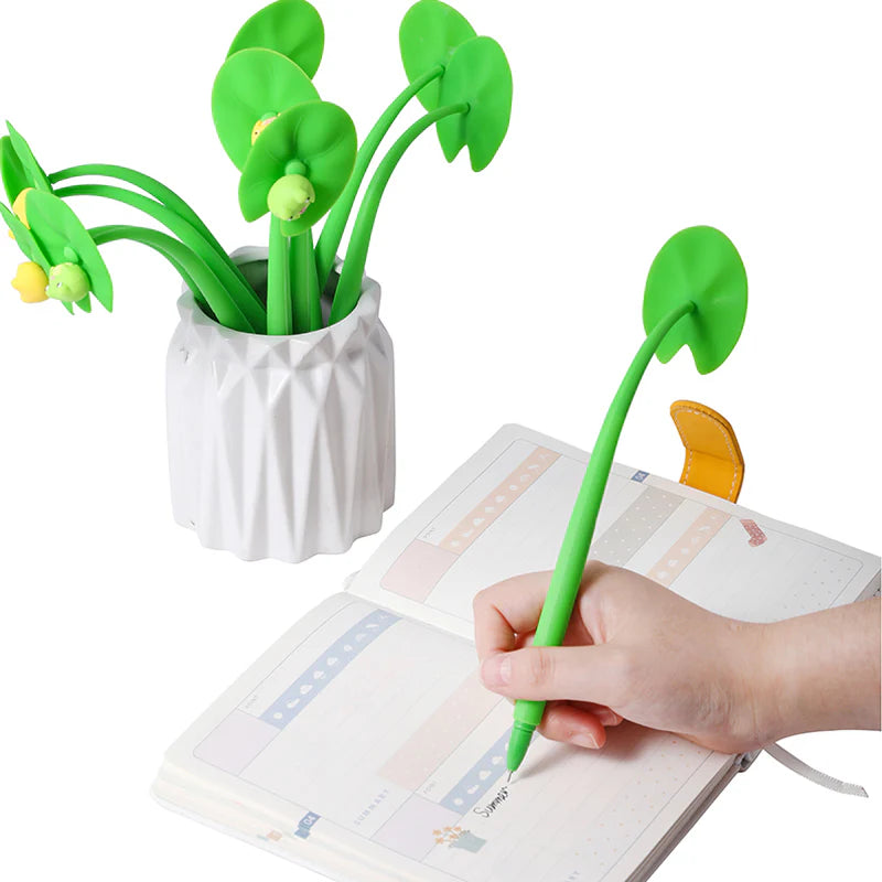 Frog Lily Pad Gel Pen