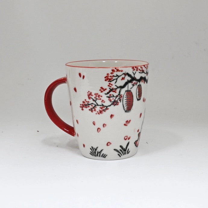 Lucky Cat Mug 12 oz
