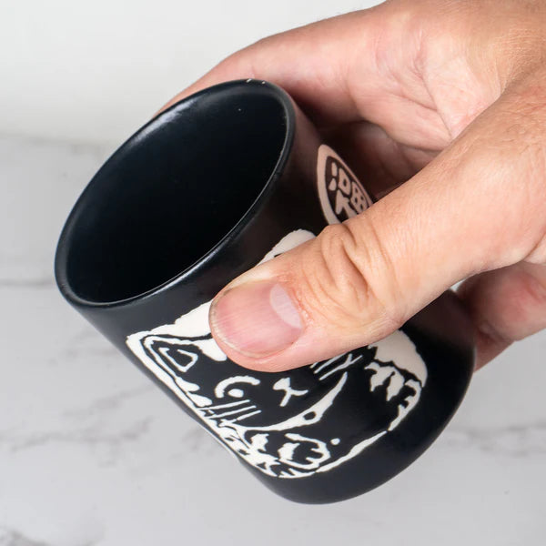 Lucky Cat Yunomi Style Tea Cup