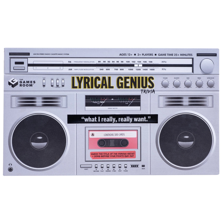 Lyrical Genius Music Trivia Game