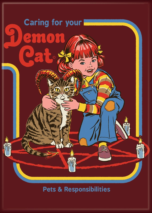 MAGNET Steven Rhodes Caring For Your Demon Cat
