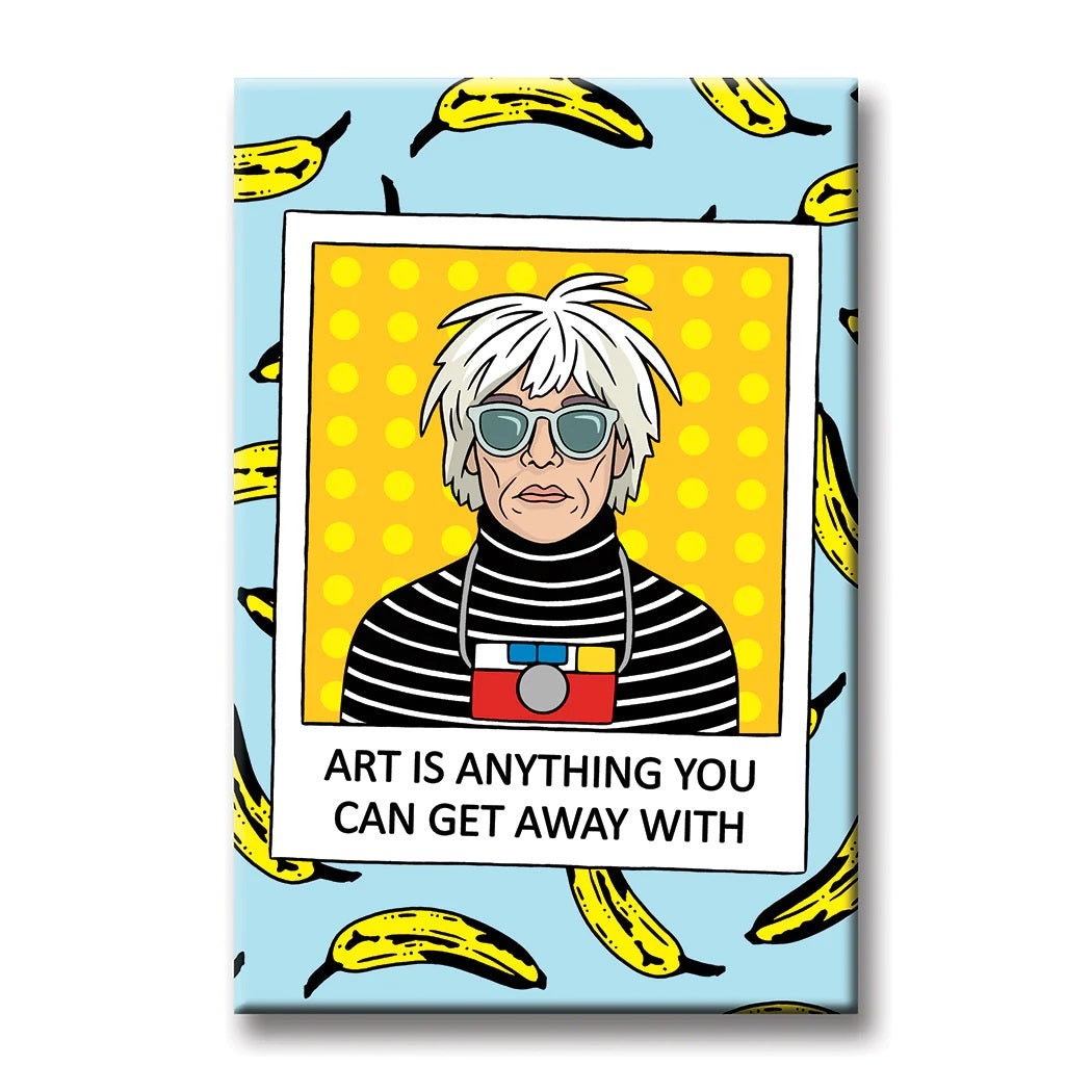 MAGNET Andy Warhol Bananas