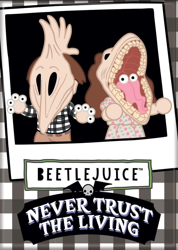 MAGNET Beetlejuice Barbara And Adam Monster