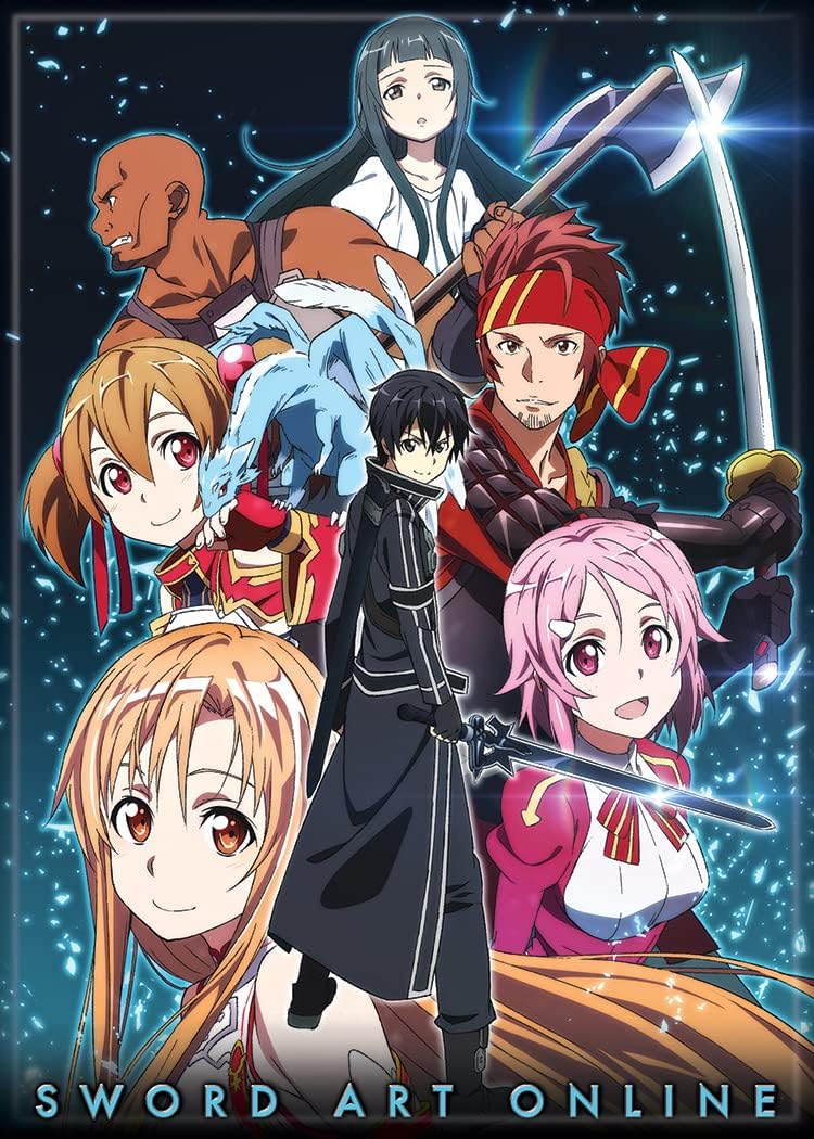 MAGNET Sword Art Online Group Poster Night