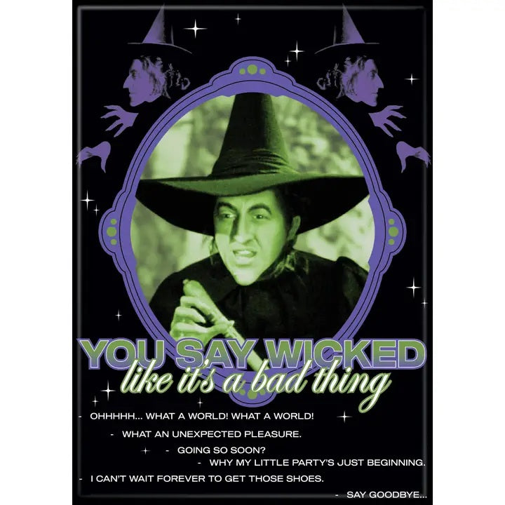 MAGNET Wizard Of Oz You Say Wicked