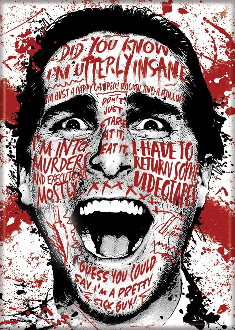 MAGNET American Psycho Quotes On Face