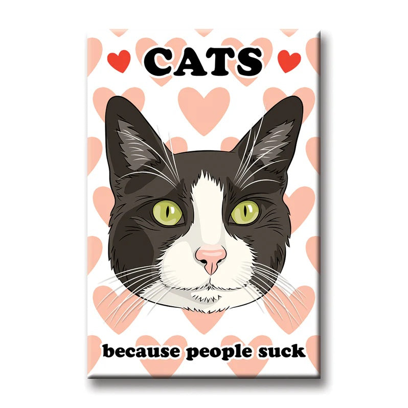 MAGNET Cats Because People Suck