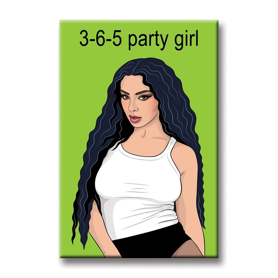 MAGNET Charli XCX 3-6-5 Party Girl