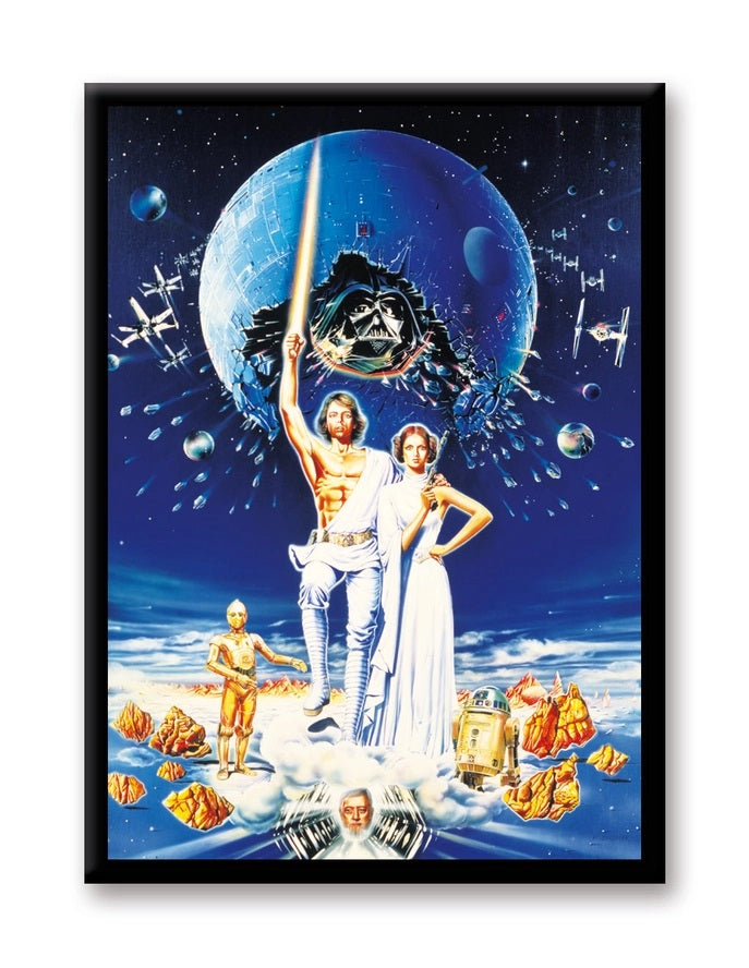 MAGNET Star Wars Retro Luke And Leia
