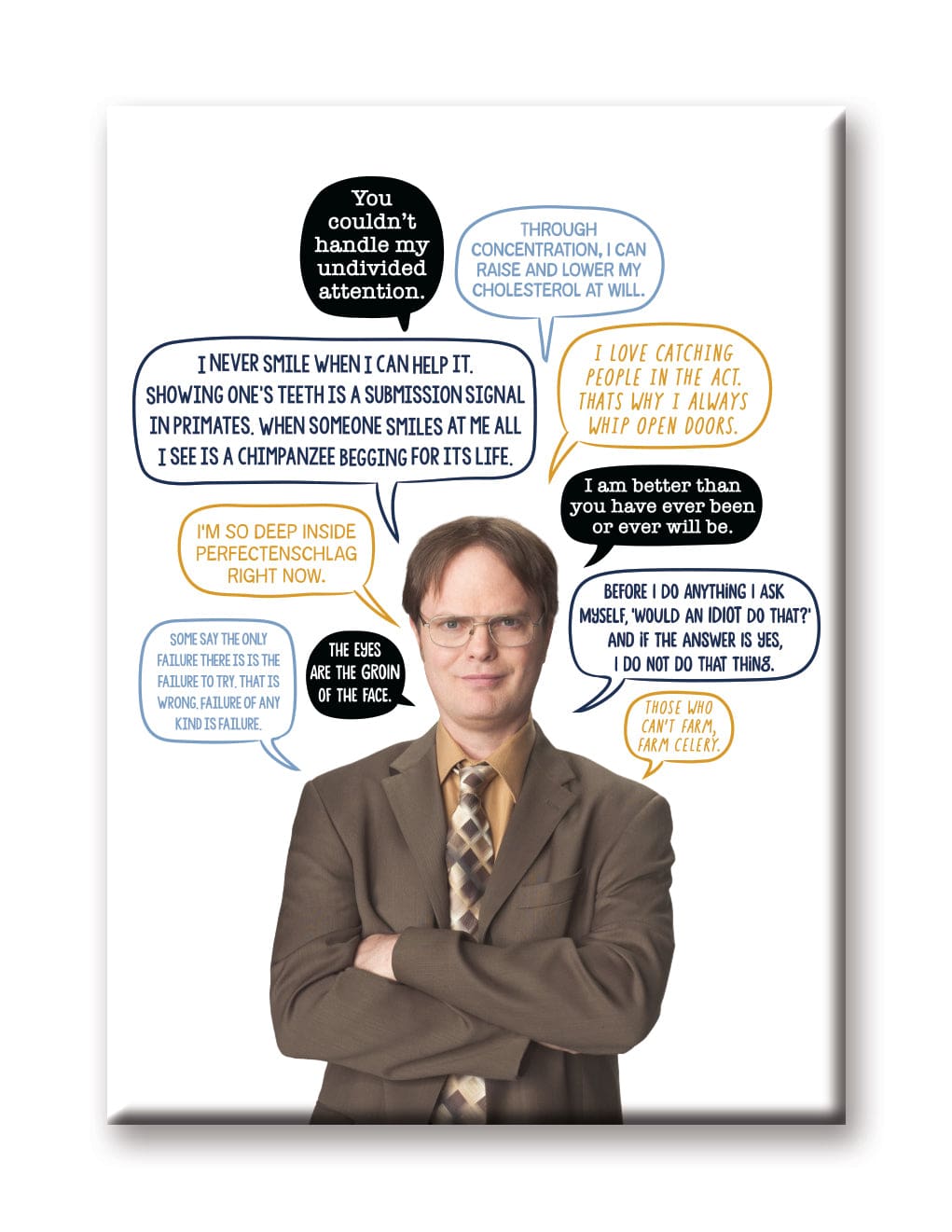 MAGNET The Office Dwight Quote Bubbles