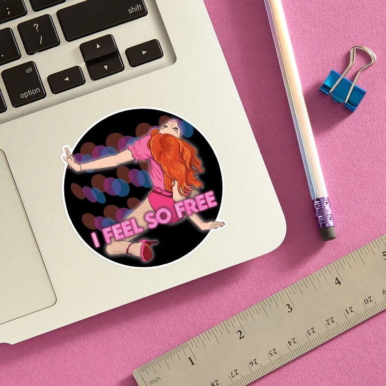 Madonna I Feel So Free Die Cut Sticker